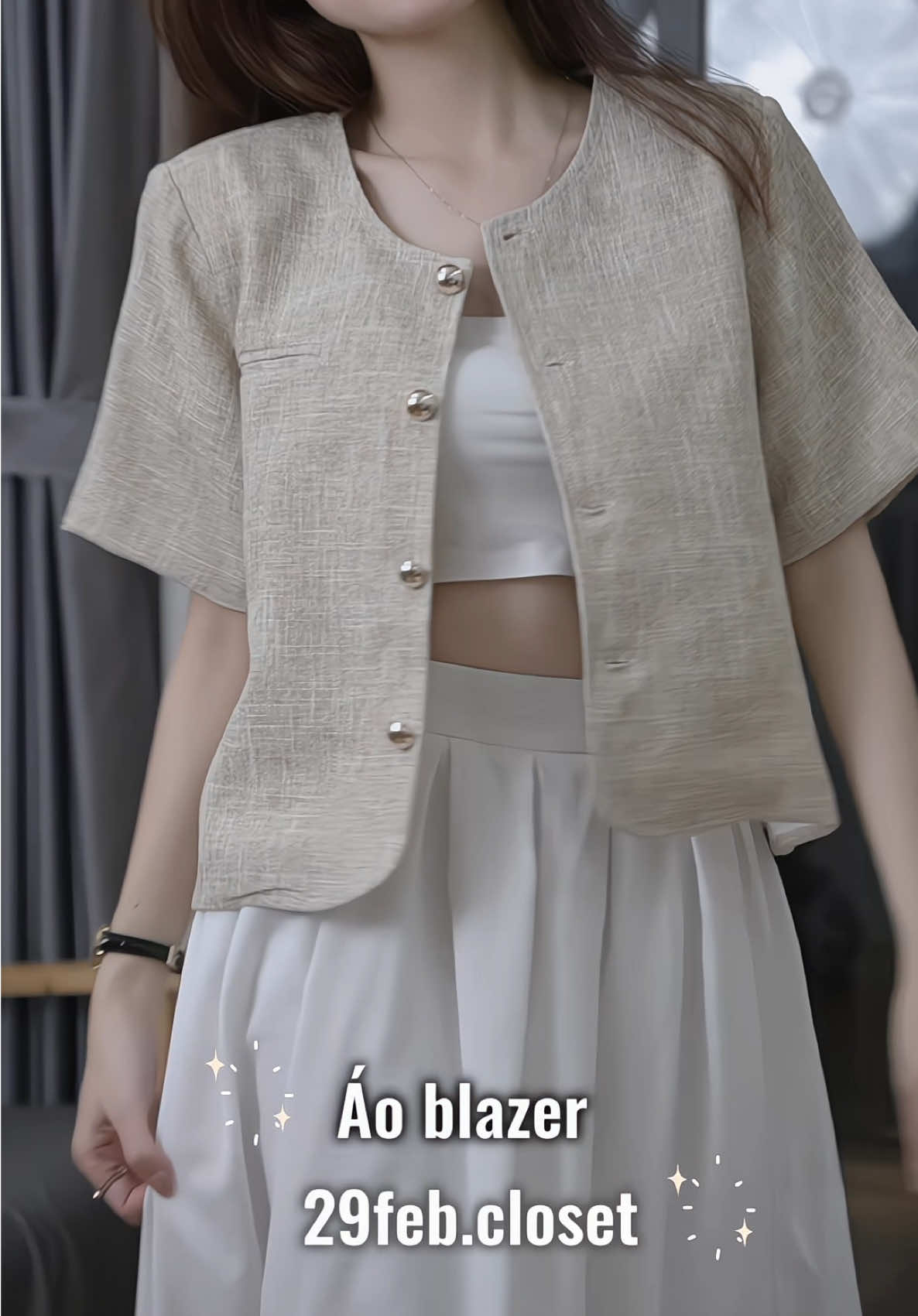 Áo blazer nhà @29feb.closet ⛅️ #29febcloset #thoroday #fashion #outfit 