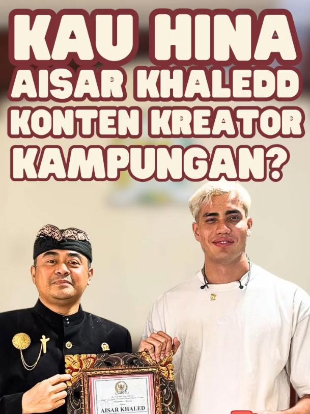 Membalas @arta_suantara AISAR KONTEN KREATOR KAMPUNGAN? @AisarKhaledd @AisarSultanMalaysia DAPAT PENGHARGAAN DPD RI. #aisarkhaledd #gilangcempaka88 #Bali #indonesia🇮🇩 #fyppppppppppppppppppppppp 