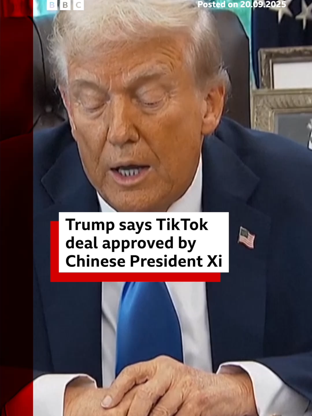 TikTok was previously told it had to sell its US operations or risk being shut down. #TikTokBan #USNews #China #DonaldTrump #BBCNews