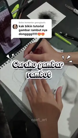 Membalas @georgiaafs gambar rambut ala aku🤗 #art #artwork #drawing #fyp  #charcoaldrawing 