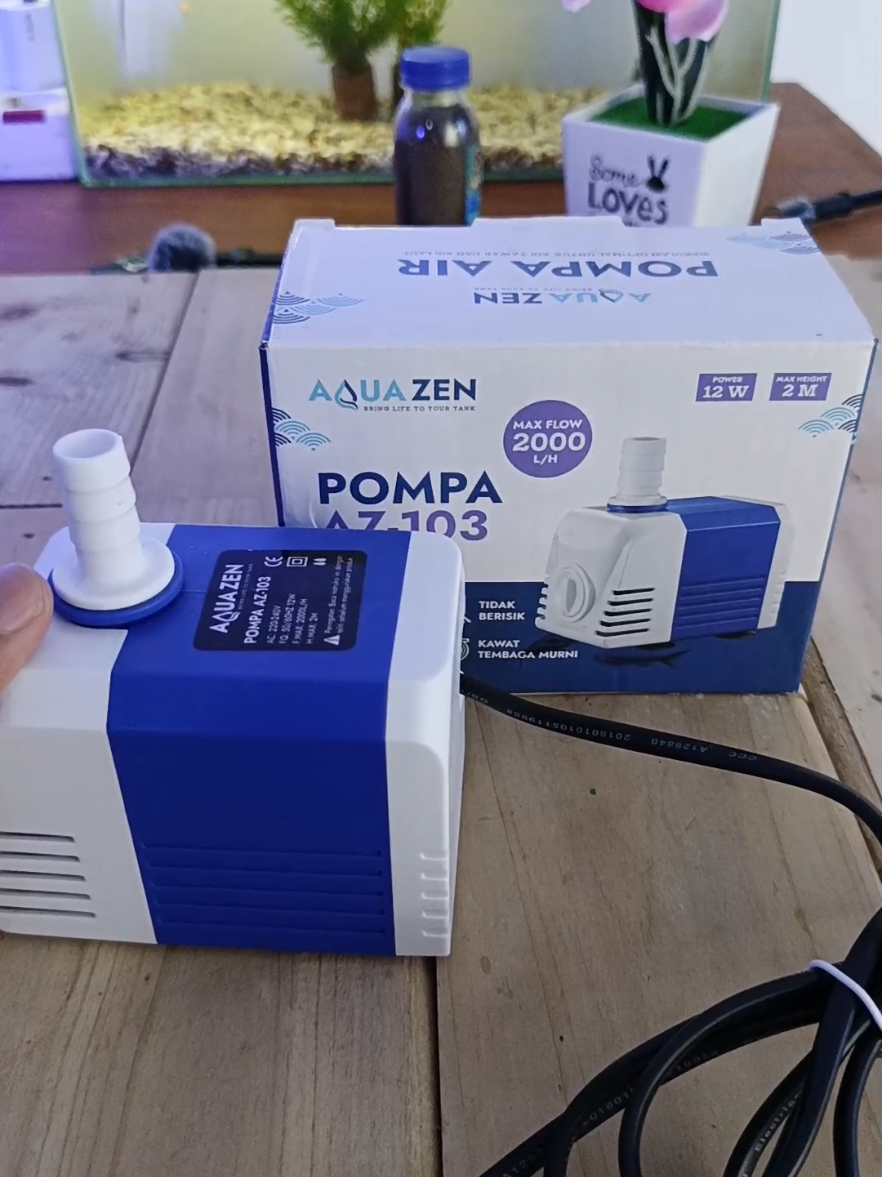 Membalas @kaisaheboh semoga awet bang, pompa celup aquarium #pompakolam #pompacelup #pompaaquarium #waterpump 