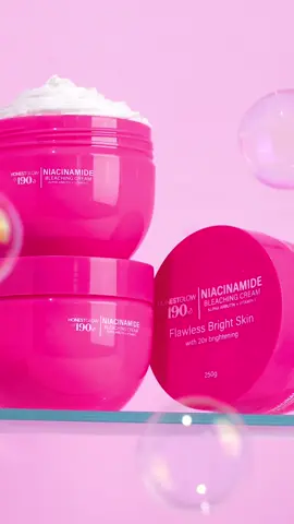 Take your skincare routine to the next level! Discover the magic of GLOW190 Niacinamide Bleaching Cream and achieve your most brightest ever..✨ 