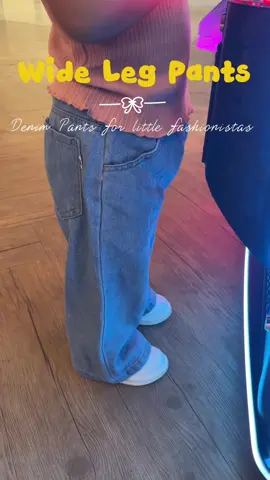 Comfort + Style for your little one! Cute, comfy, and trendy kids wide leg pants. #kidsfashion #widelegpants #comfyandstylishph #trendykidswear #babyootd 