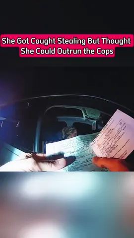 She Got Caught Stealing But Thought She Could Outrun the Cops #cops #copsoftiktok #police #bodycam 