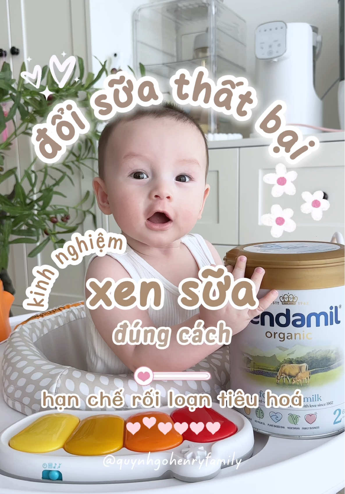 mình đã rất hối hận khi không biết cách đổi sữa cho con, phải xen sữa chứ không nên đổi ngang 👍 đây là kinh nghiệm sau 2 lần đổi sữa cho Punie, các mẹ tham khảo nha 😘 #embepunie #giadinhlgbtkiemconivf #quynhgohenryfamily #kendamil #suacongthuc 
