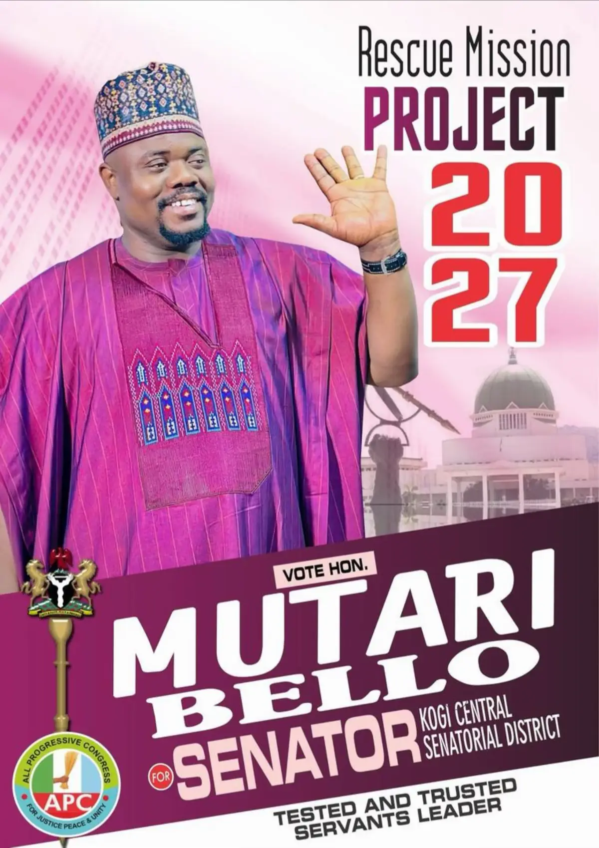 On your mandate my Senator 