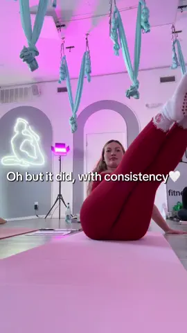 Pilates was my safe space postpartum! Now I’m a Pilates instructor and I’m so proud of myself. Almost 100lbs down with consistency. Now I get to bring the love I have for this workout to others🤍 #pilates #postpartum #MomsofTikTok #fyp #motherhood 