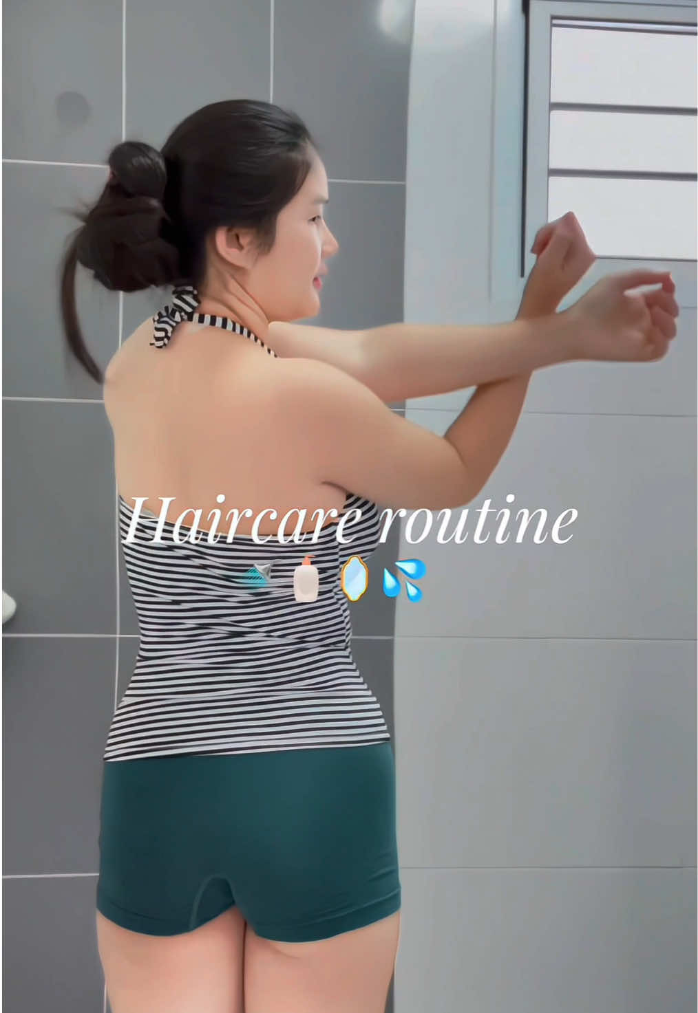 สระผมแล้ววันนี้🧴🚿💦😘 #สระผม #Vlog #ดูแลผม #แม่เก๋ที่ผมยาวๆ #แม่เก๋ 