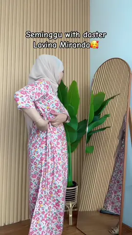 Seminggu with daster lavina miranda 🥰 #dasterrayon #dasterbusui 