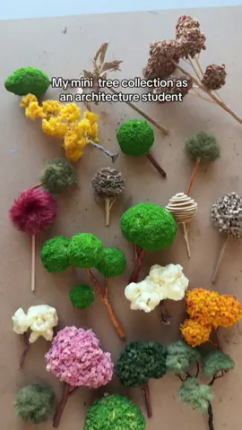 Mini tree for architecture modeling #architecture#architecturestudent#architectureschool#architecturetiktok#on 