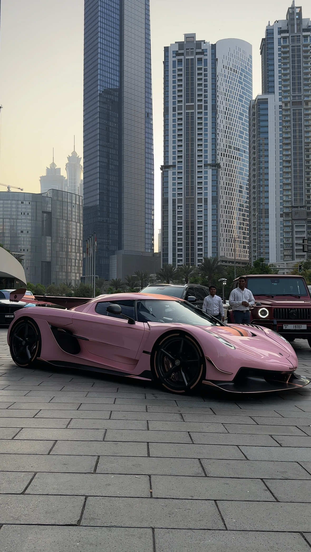 Pink Jesko ‎ما شاء الله #koenigsegg #jesko #dubai #pink #fyp 