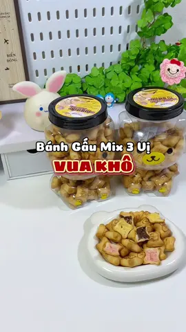 Bao kí ức tuổi thơ nằm ở hũ bánh gấu #minhlaanh0410 #foodreview #banhgaunhankem #banhgau #vuakho 