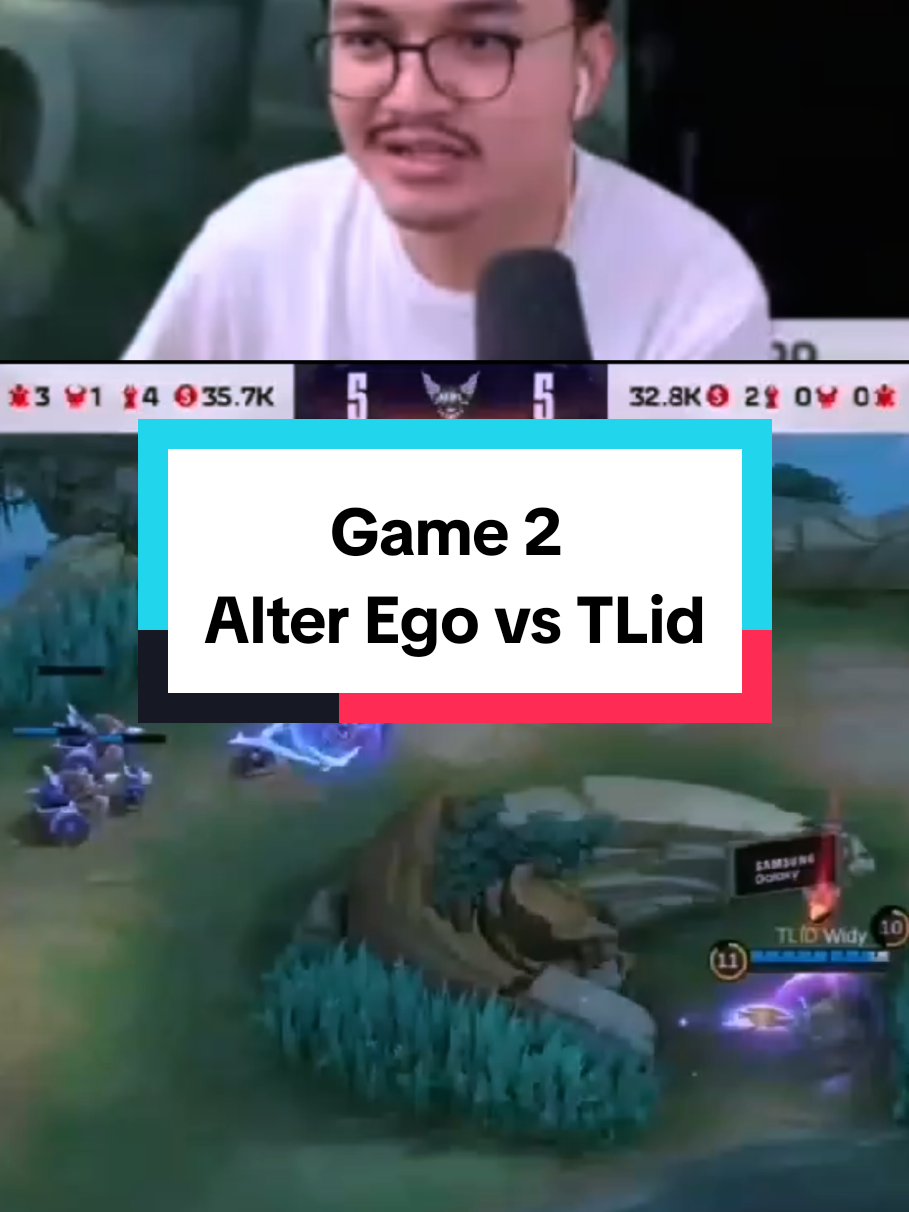 reaksi mas ade,game 2 alter ego vs tlid mpl id s 16 #adesetiawan #MLBBNEXT2025 #NEXTJagoanMabar #mlbb #mlbbcreatorcamp 