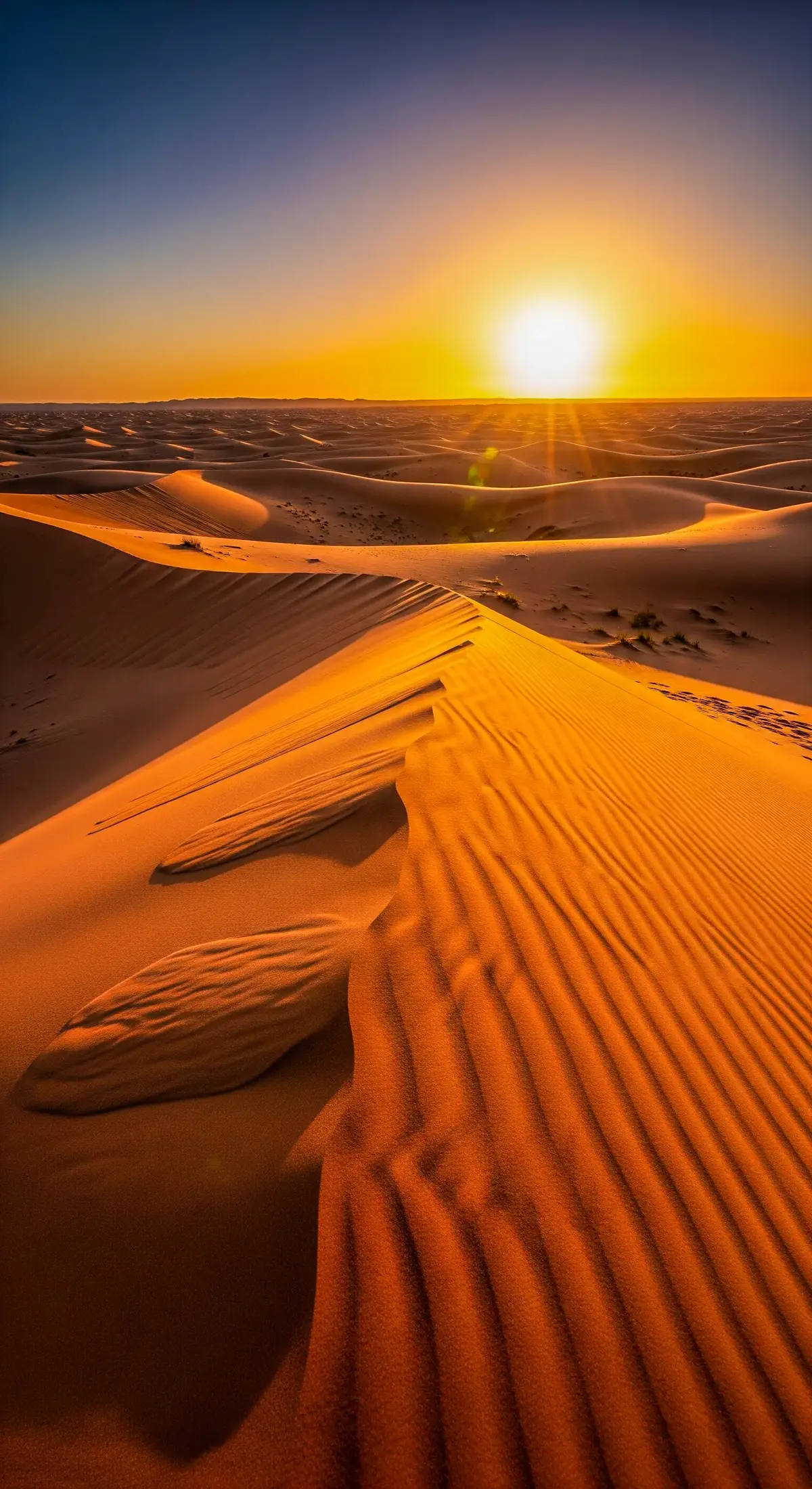 The world reduced to its simplest, most beautiful form. 🌅 Light, shadow, and endless view. #SaharaDesert #Dunes #DesertVibes #minimalism #fyp 