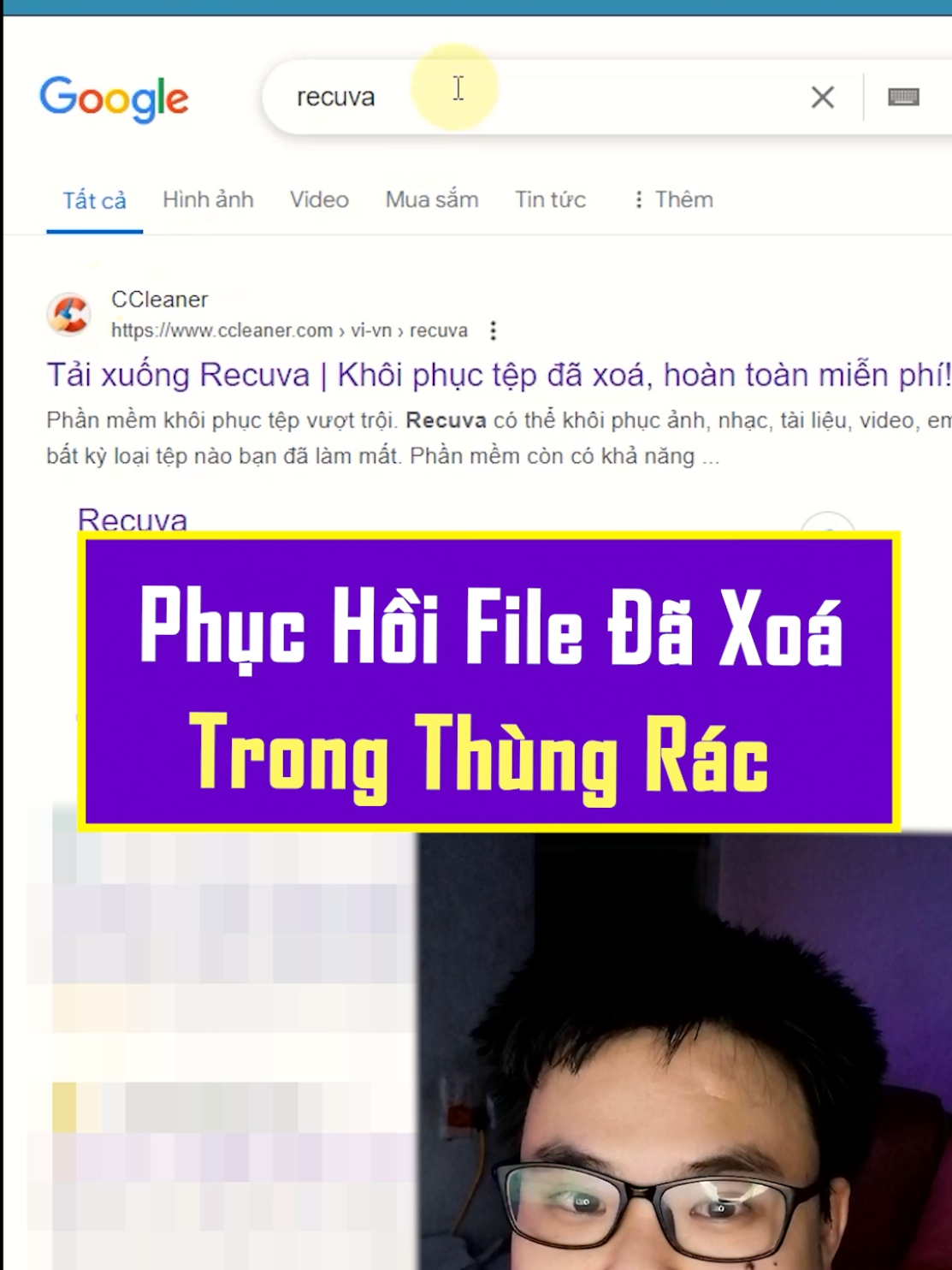 cách phục hồi file đã xoá khỏi thùng rác #minhlakhoa #tinhocvanphong #meotinhochay #TipsPC #LearnOnTikTok 