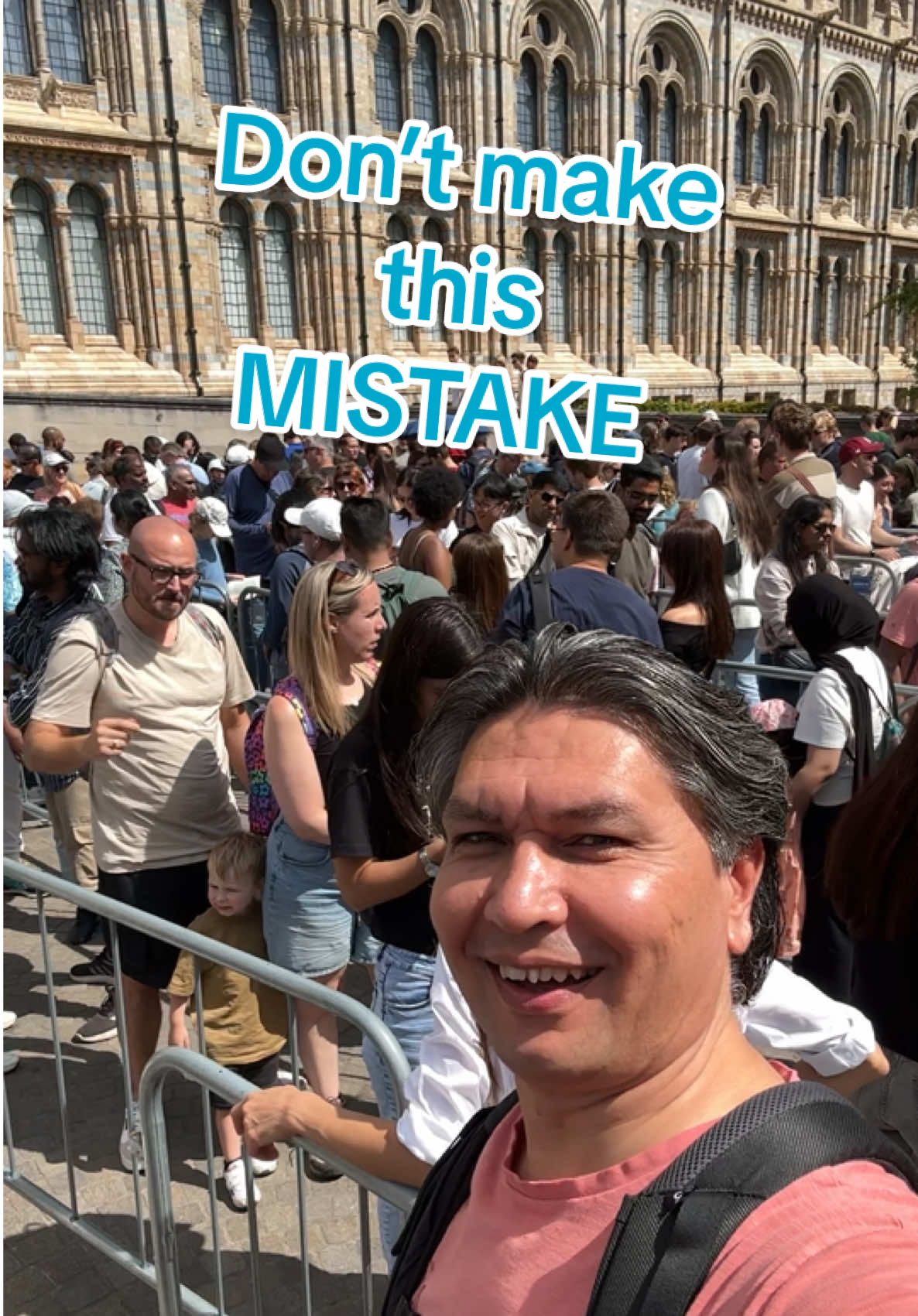 Worst time to visit Natural History Museum 🇬🇧 