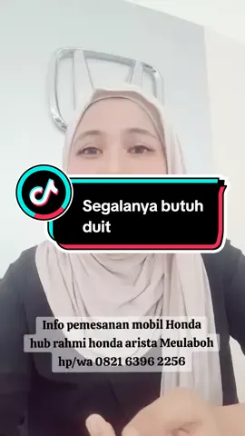 Semangaaat💪😊, duit bukan sgalanya,tp sgalanya butuh duit🙃 #mobilhonda #meulabohacehbarat #naganraya #meulaboh 