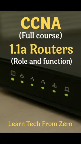 Learn CCNA for free. Explanation of a router and its role and functionality  #ccna #router #internet #informationtechnology #networking 
