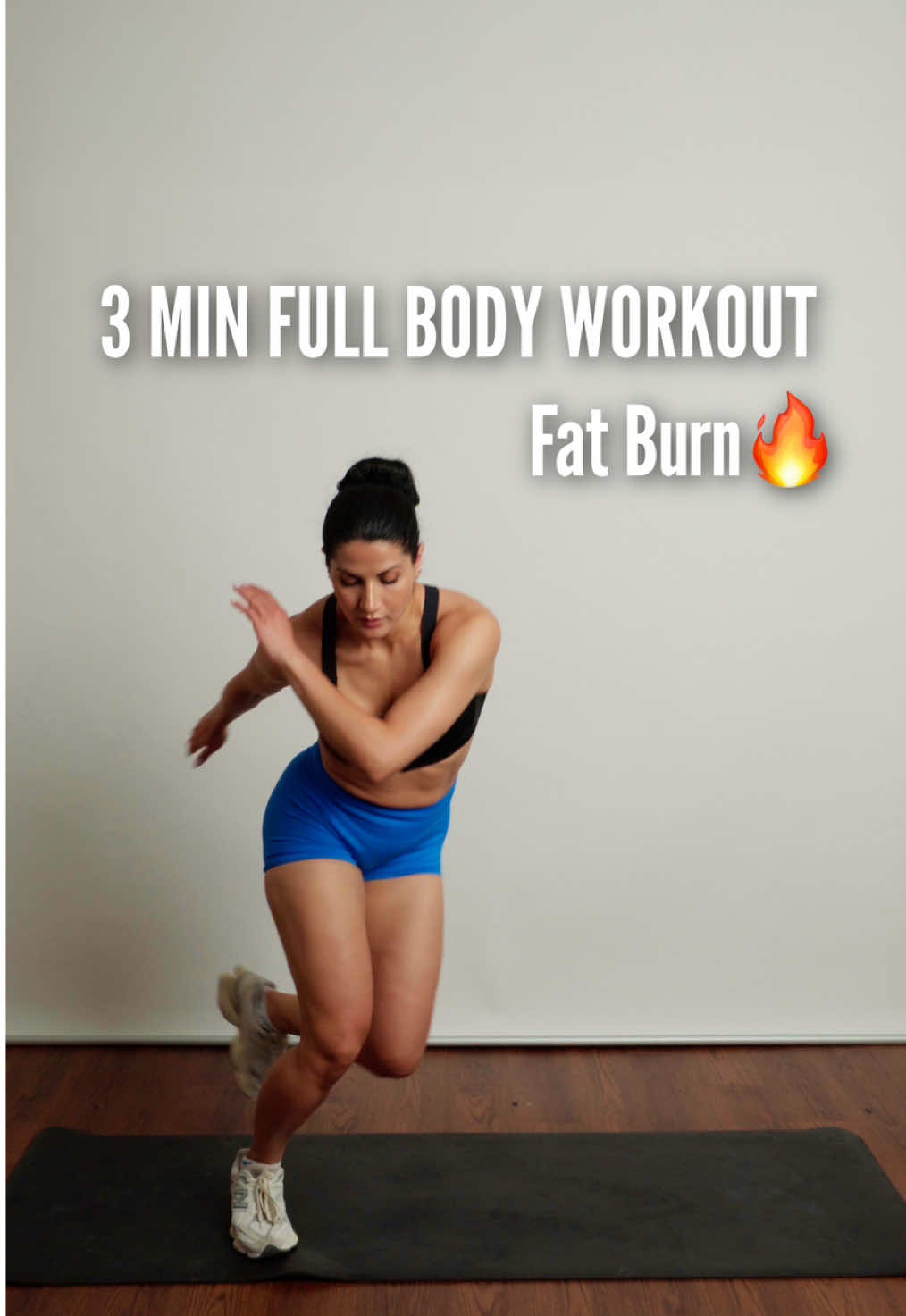 3-Minute Full Body Workout 🔥
 
 Quick, sweaty, and effective! This home workout is designed to keep you moving from start to finish. Perfect if you need a workout at home that burns fat while sculpting your whole body in just minutes.
 
 Short on time? No problem. This fitness routine challenges strength and stamina, helping you tone, build control, and feel stronger with every rep. 
 #homeworkout #workoutathome #gluteworkout #legday #lowerbodyworkout