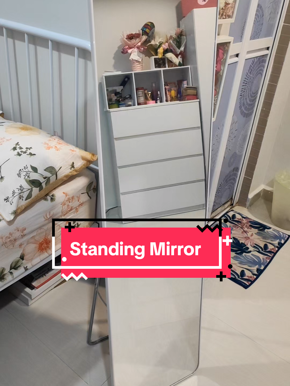murah je sekarang #cerminaesthetic #standingmirror #cermin 