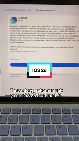 Saran dong, lanjut up atau jangan ?? #fyp #fypシ #foryoupage #IOS26 #ipad 