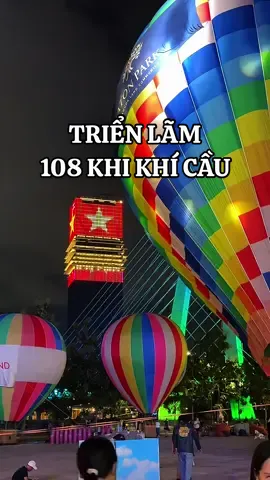 Triển lãm khinh khí cầu dưới bầu không khí Acoustic chill chill & chiếu sáng nghệ thuật cầu Bason- IFC Tower #khinhkhicau #gamudaland