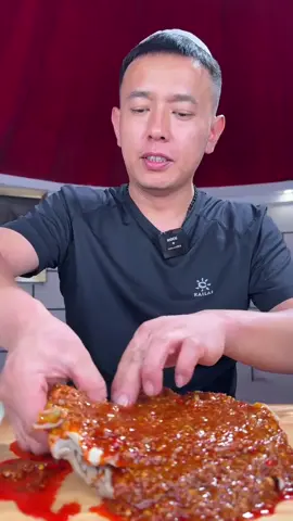 # Dunhuang Ma Ge # Eating Garlic-Garlic Lamb Chops # Soulful Sauce # Pouring On # China Gansu