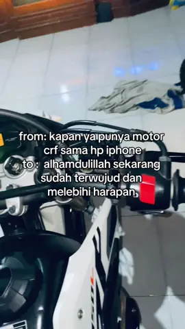 alhamdulillah 😇 #crf150l #supermotoenergy #bismillahfyp #4upage 