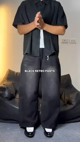 retro demin baggy pants  #retropants #fyp #baggyjeans #baggypants #OOTD 