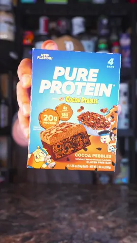 Cocoa Pebbles Protein Bar?! #fit #health #protein #Fitness #workout 