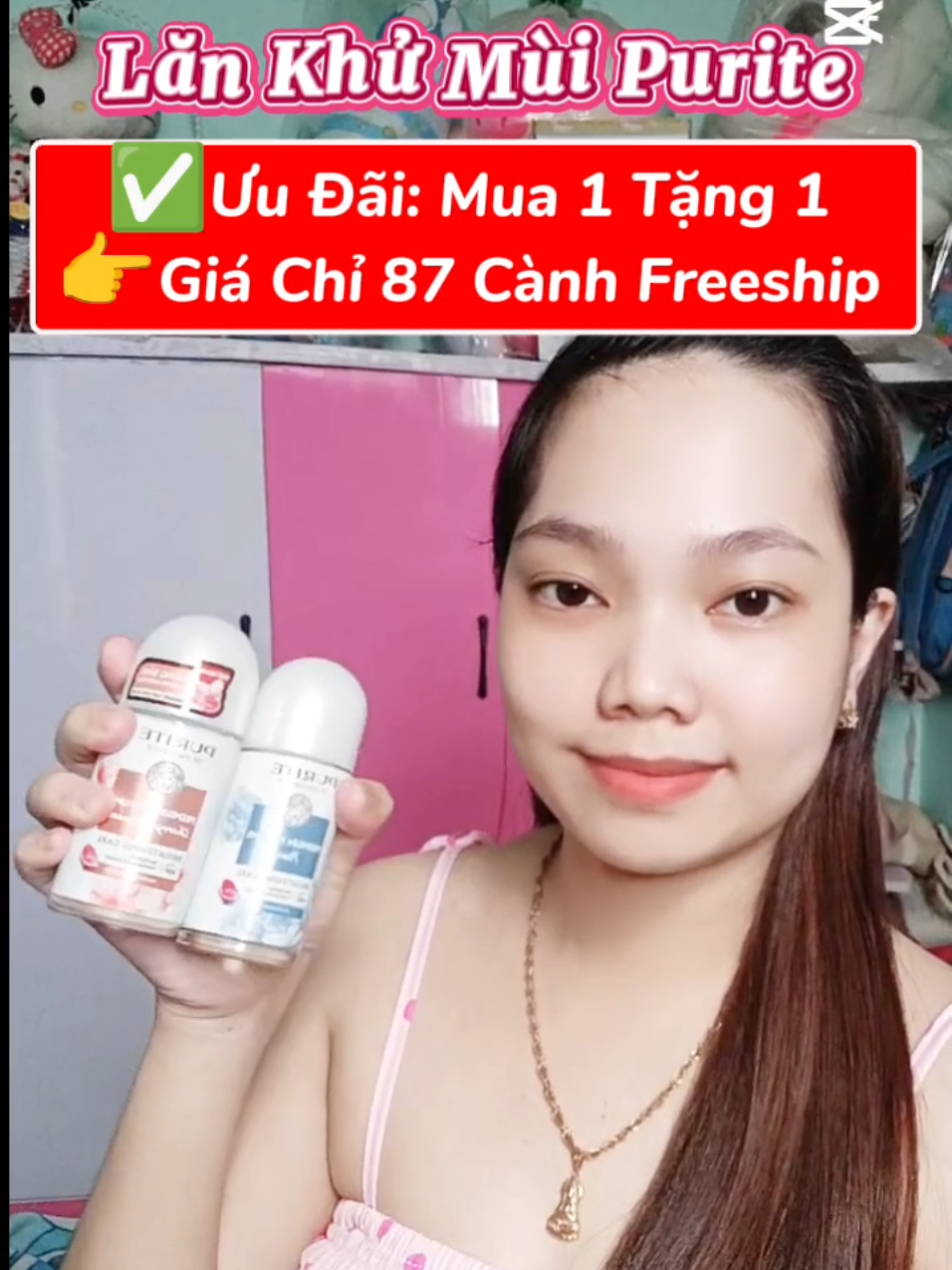 LĂN KHỬ MÙI PURITE ĐANG ƯU ĐÃI MUA 1 TẶNG 1 GIÁ CHỈ 87K Mấy Chị Nào Hay Bị Chảy Nhiều Mồ Hôi, Nách Thâm Sạm, Có Mùi Hôi Thì Nhất Định Ko Thể Bỏ Qua Em Lăn khử mùi purite này nhé ạ 🌹  Lăn Khử Mùi Purite:  từ chiết xuất lựu đỏ , Vitamin C và Niacinamide giúp dưỡng sáng da hiệu quả.  🌹 Hương nước hoa cao cấp từ 100% tinh dầu thiên nhiên từ cánh hoa Pháp, với các mùi hương được nhiều nàng thơ Purite yêu thích: Hương Anh Đào, Hương Hoa Hồng và Hương Mẫu Đơn.  🌹 Lưu hương dài lâu lên đến 48h và giữ vùng da dưới cánh tay khô ráo, thoáng mát, Khử Mùi Hôi #xuhuong #lankhumui  #lankhumuipurite #lankhumuitrangda  #meccoca♥️xaykenh♥️ 
