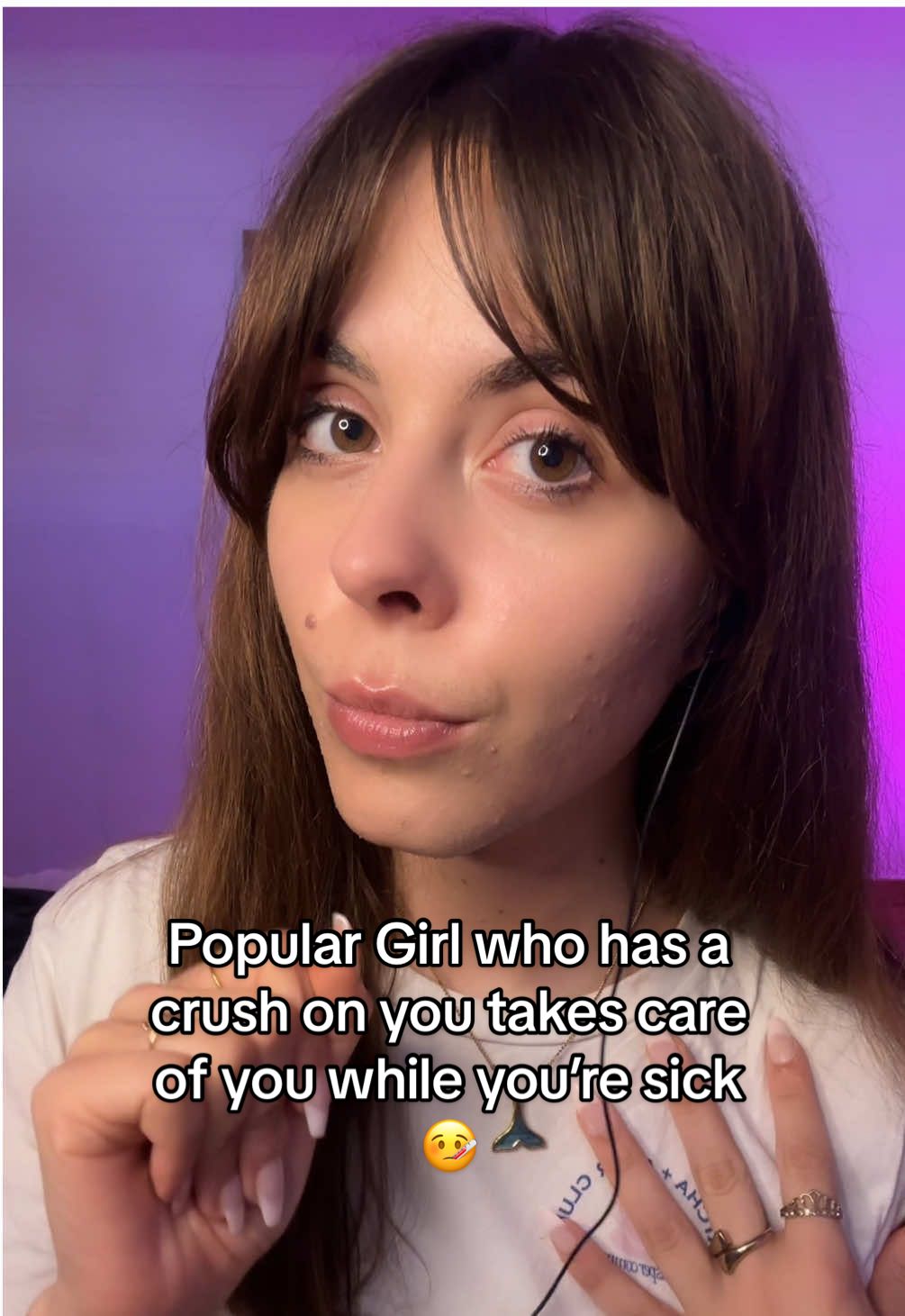 Replying to @the REAL Twilight kinnie how should this continue ?🤔 write your plot ideas in the comments! Also who is actually sick rn? Filmed this with a cold lol.  #asmrvideo#asmr#asmrsounds#asmrroleplay#personalattention