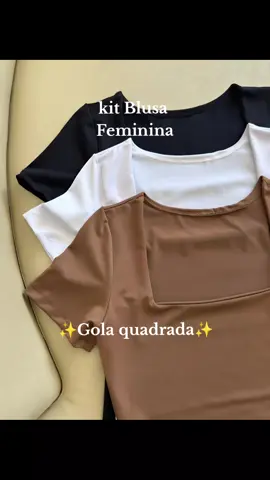 ✨ Estilo + Conforto em dose tripla! ✨👚 Aposte no Kit com 3 Blusas Femininas Baby Look – manga curta e gola quadrada, super versáteis para o dia a dia. ✔️ Na moda e atemporais – combina com tudo 🌟 ✔️ Ótima qualidade com caimento perfeito 💎 ✔️ Kit com 3 peças por um preço imperdível 🛍️ ✔️ Só na Shopee com promoção especial 🎉 👉 Clique agora e leve estilo e praticidade para o seu guarda-roupa!#blusinhas #babylook #golaquadrada #shopee #roupafeminina 