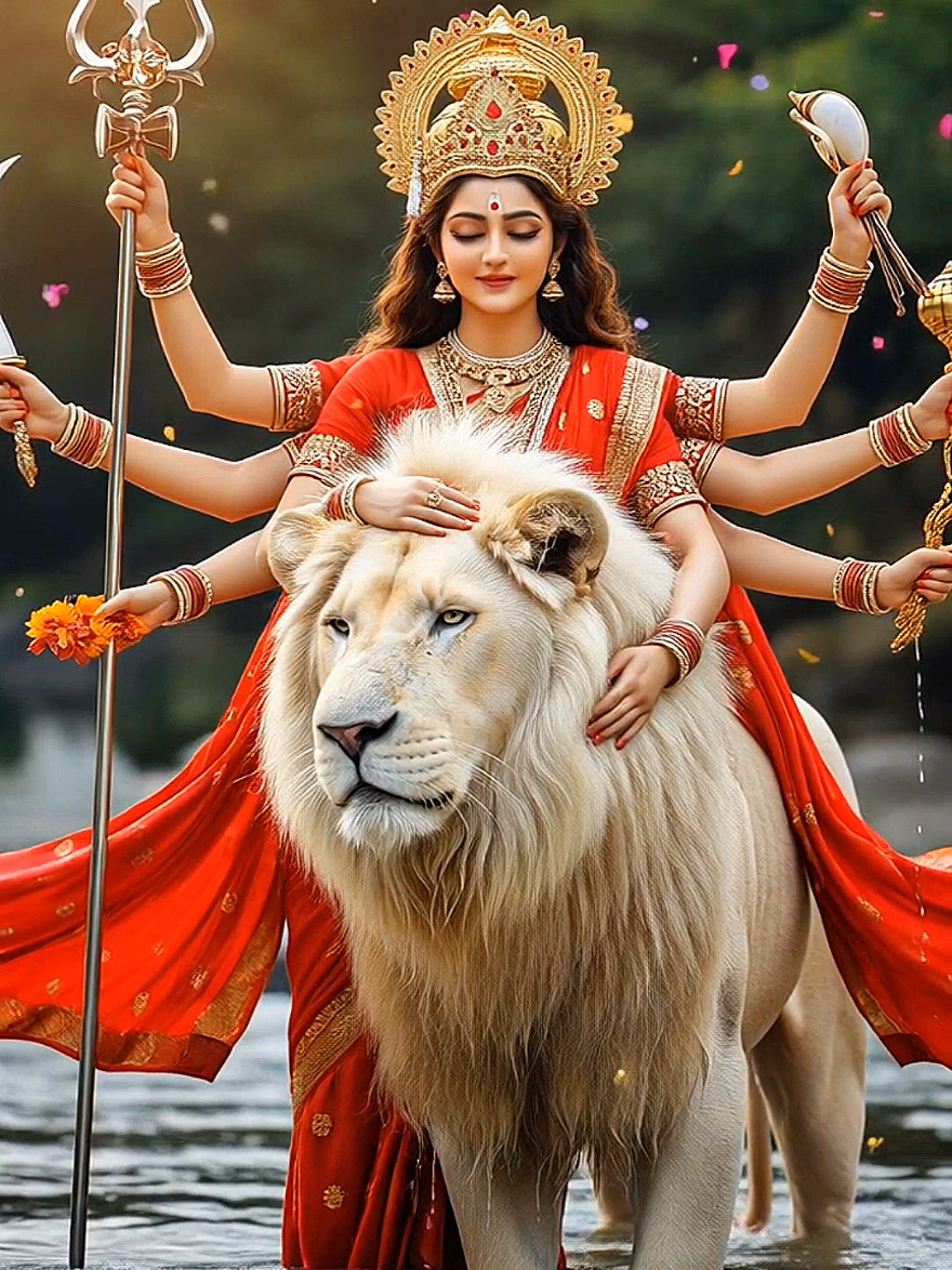 jay Durga Maa 🌹❣️🕉️#durga #durgapuja #navaratri #foryoupage #trending 
