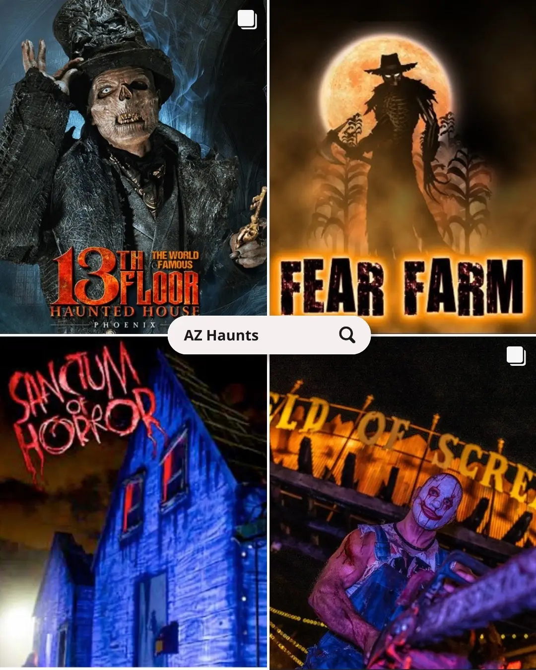 It’s that time of the year again! Most Arizona Haunted houses open this weekend or the next. Make sure to fit them all into your schedule! #azhaunt #azhaunts #azhauntedhouses #azhalloween #thingtodoinarizona #azplaces #azfearfarm #az13thfloor  @Fear Farm AZ @Sanctum of Horror 