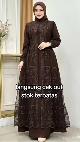 Davina Dress Bahan Ceruty Baby #FashionWanita  #DressKekinian  #ElegantDress  #OOTDDress  #DressCantik 