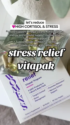 simple all in one packs - Less stress, more balance ✨ Support lower cortisol for better mood, steady energy, and calmer days. #womenshealth #cortisol #StressRelief #tiktokshopcreatorpicks #fyp