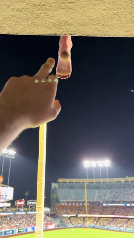 The hot dog at Dodger games was only 10 inches, so after hearing a few fans challenge the validity of the foot-long claim, Arthur decided on the name “Dodger Dog.” It would become the food product most associated with a MLB team and rank alongside Vin Scully in the category of Dodger Stadium staples. #dodgers #dodgerstadium  #foot 