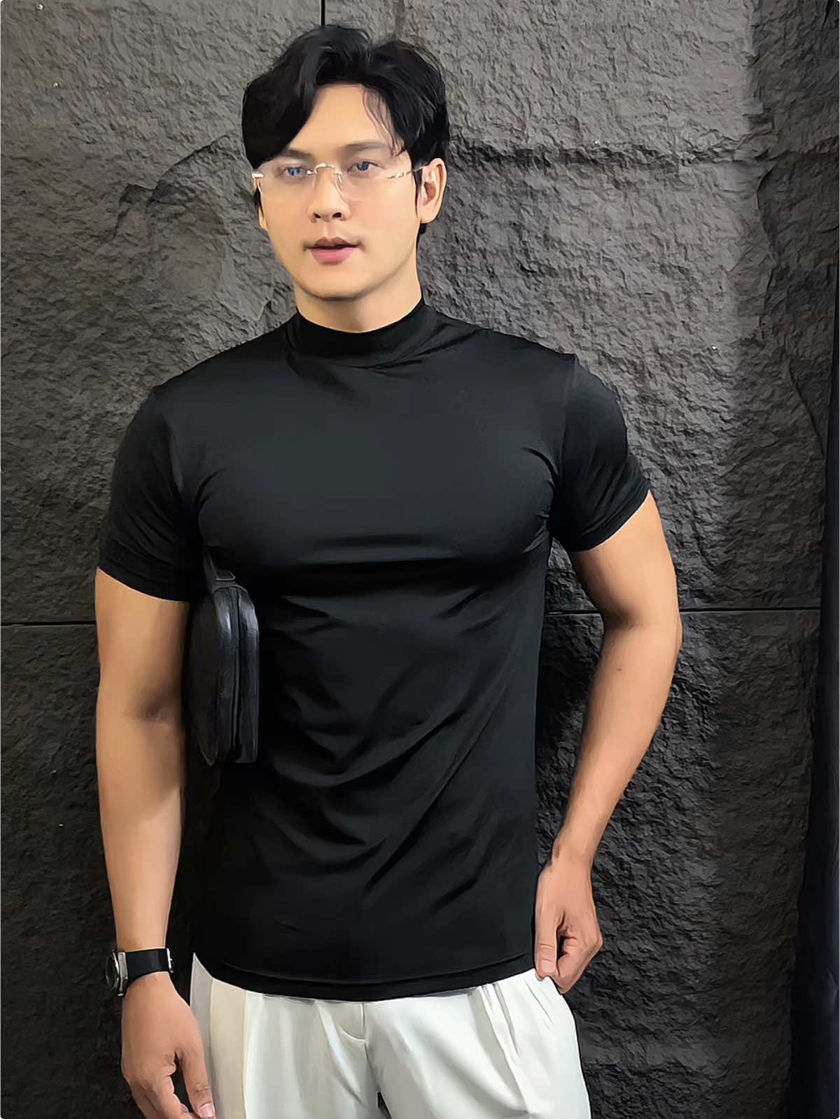 Áo thun thể thao phong cách tổng tài #tiktok #xuhuong #menswear #fashion #duythuongm86 