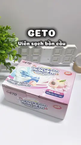 Từ ngày dùng viên sạch bồn cầu Geto bước vào nvs sạch thơm ưng cái bụng liền #viensachboncau #viensachboncaugeto #vientayboncau #giadung #xh 