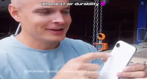 iPhone 17 air durability😈 #fyyyyyyyyyyyyyyyy #fyp #iphone #viral #fypviralシ 