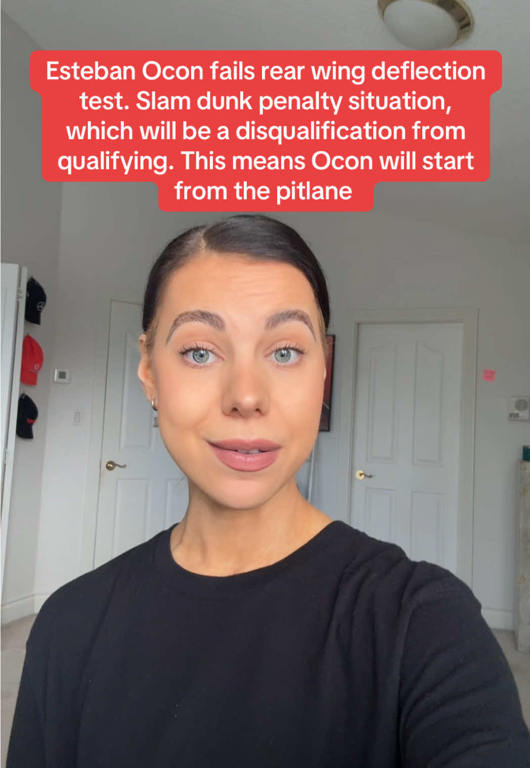 Esteban Ocon failed the rear wing deflection test, this is a slam dunk penalty situation #f1 f1 #formula1 formula 1 #formulaone #f1tiktok #f1tok 