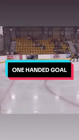 One handed finish  🎥: @Adrian College MD1 Hockey  #collegehockey #hockey #icehockey #achahockey 