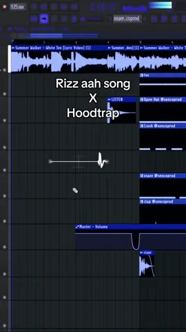 White Tee X Hoodtrap 💫 #hoodtrap #producertok #hoodtrapremix #remix #foryou 
