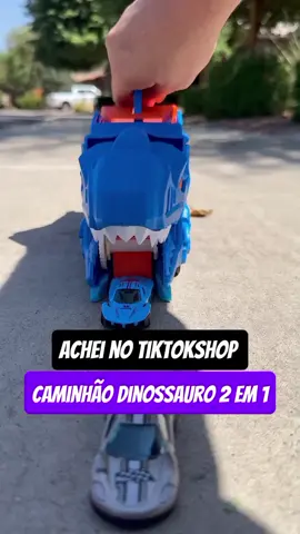 Caminhão dinossauro 2 em 1 o presente das crianças mais divertido e barato do tiktokshop #brinquedo #caminhao #tiktokshop 