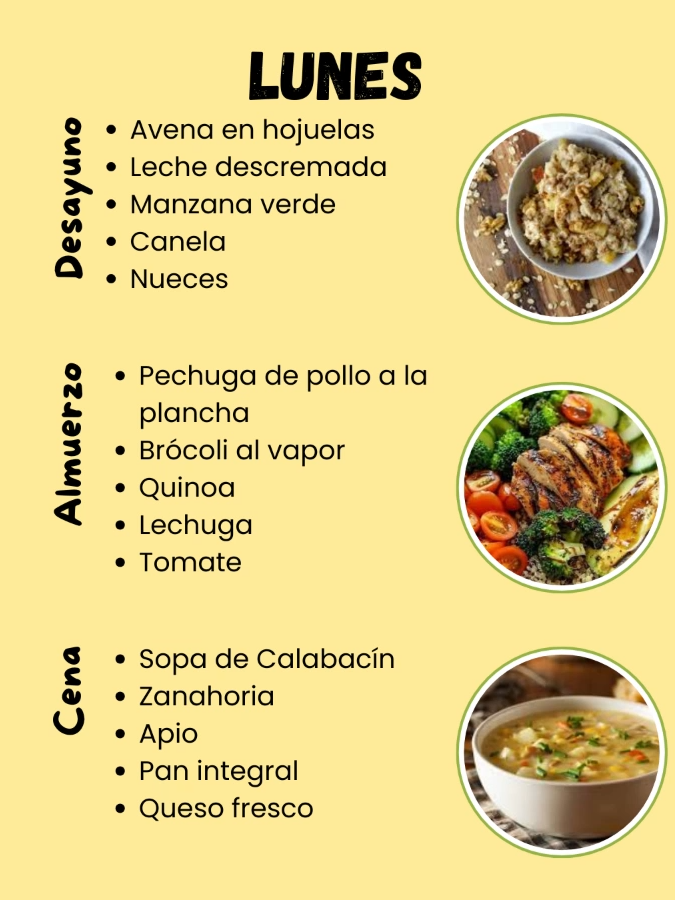 ¿Eres diabético y no sabes qué comer durante la semana? 🤔🍴 En este video te comparto un menú completo de lunes a domingo con desayunos 🥣, almuerzos 🍗🥗 y cenas 🥦🥑 pensados para mantener tus niveles de azúcar bajo control sin dejar de disfrutar de comidas deliciosas y variadas. 🙌 Muchas veces la parte más difícil no es solo cuidarse, sino tener ideas claras y prácticas para organizar tu alimentación, y por eso aquí encontrarás opciones fáciles y saludables para cada día. ✅✨ Con este plan ya no tendrás que preocuparte más por qué preparar, porque tendrás una guía lista que te ayudará a cuidar tu salud y sentirte mejor en tu día a día 💚. Y si quieres ir más allá, descubre el recetario con más de 200 recetas para diabéticos que te dará todavía más ideas y combinaciones deliciosas para tus comidas. 📖🔥 👉 Comenta la palabra RECETA y revisa mi perfil para acceder. No olvides seguirme para más tips, menús y consejos que harán tu vida mucho más sencilla y sabrosa. 🌟  #Diabetes #RecetasParaDiabéticos #diabetestipo2 #RecetarioSaludable #fyp