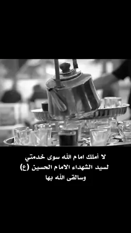 لا أملك امام الله سوى خدمتي لسيد الشهداء الامام الحسين (عليه السلام) وسالقى الله بها #ياحسين #يااباعبدالله_الحسين  #اللهم_عجل_لوليك_الفرج #شور  #اللهم_صلي_على_محمد_وال_محمد 