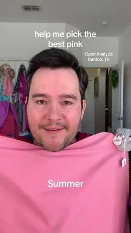 Which pink suits me the best? #coloranalysis #personalcoloranalysis #coloranalysistok #coloranalyst #rlgcolorconsulting 