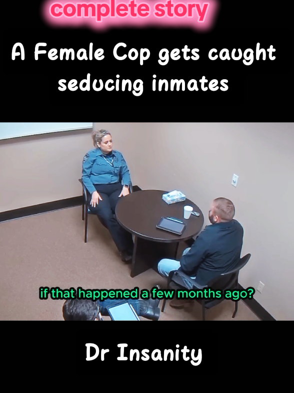 A Female Cop gets caught  seducing inmates ! | Part 1 |  #crime #usatiktok #usacrime #copsontiktok #viraltiktok 