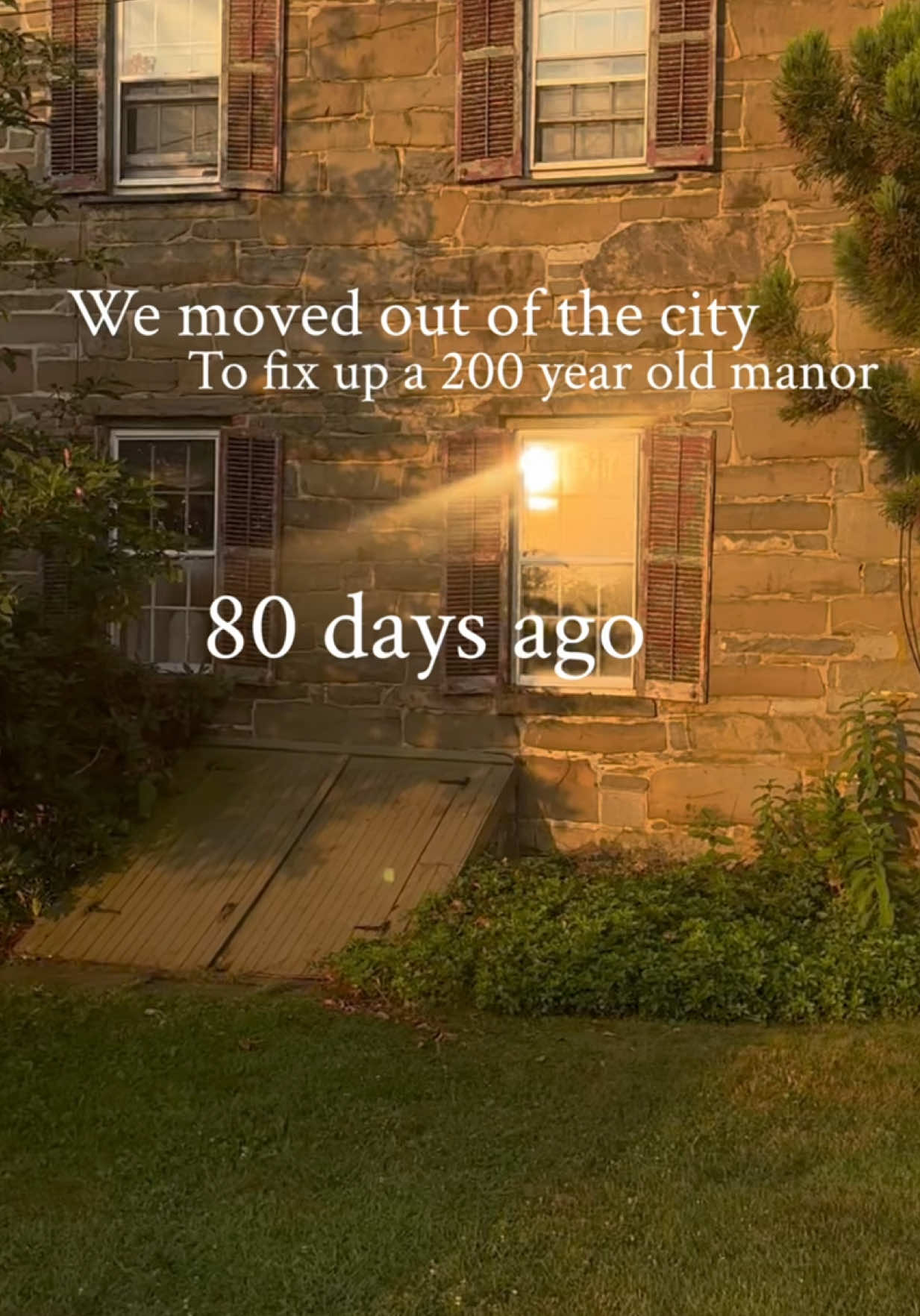 FARM UPDATE- 80 days since I left NYC for a 200 year old manor upstate with mold, peeling paint, water damage and who knows what else LOL but I could not be happier with this decision we are truly discovering so much joy and peace out here amidst the chaos I’m very grateful 🥹 #homerenovation #newyork #hudsonvalley 